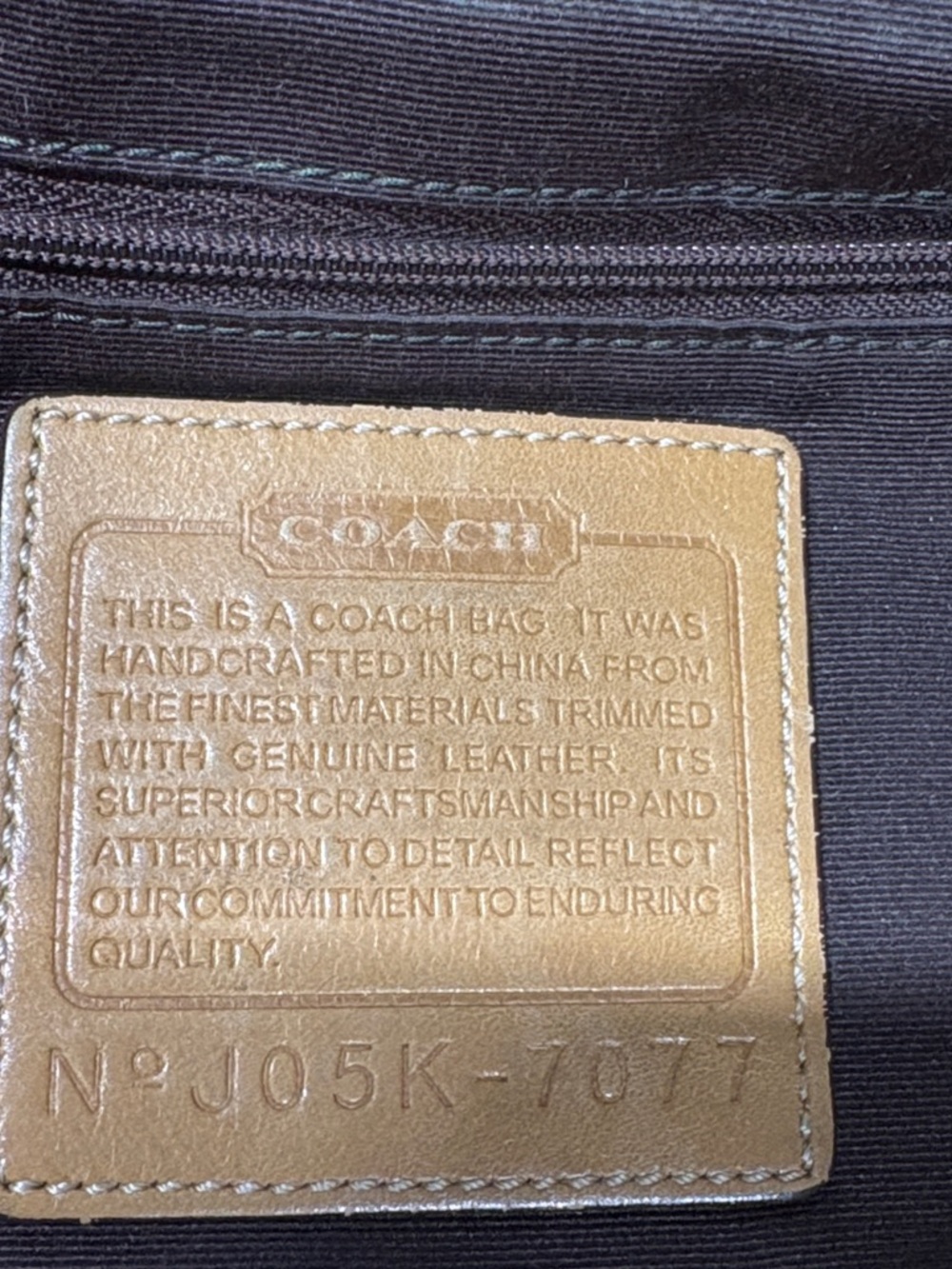 Coach Soho Signature Khaki Brown Buckle Hobo Shoulder Bag J05K-7077 - Picture 2 of 13